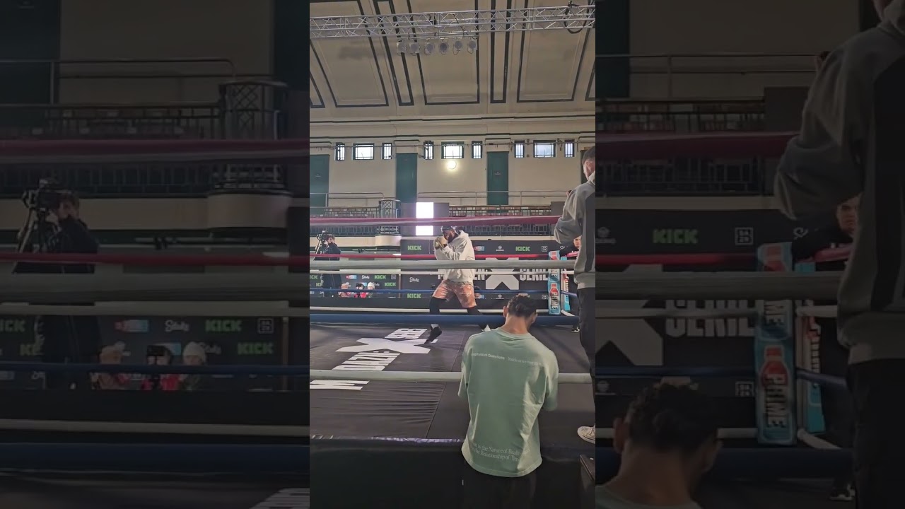 OJ ROSE PRACTICES KSI STANCE Full Misfits 011 Open Workout | Jarvis vs BDave