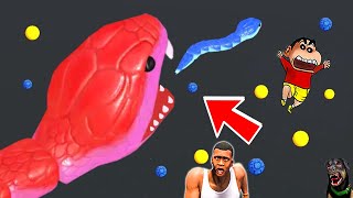 Shinchan Noob Vs Pro Vs Hacker In Snake Clash With Franklin & Chop Dream Squad