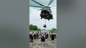 [AI Generate] Relief Aid for Flood Victims! Emergency Drop via Helicopter! 🚁📦