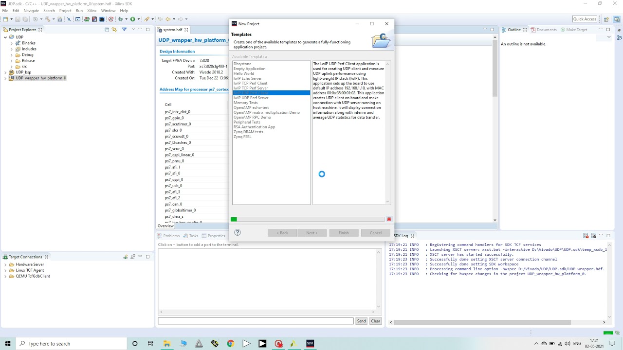 Ethernet Communication using UDP Protocol in Zynq 7020. - YouTube