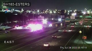 Traffic Alert: State Highway 183 closed near DFW Airport