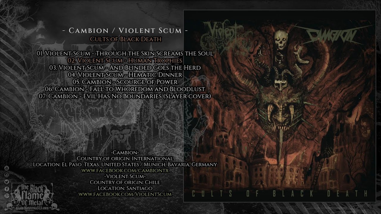 Cambion / Violent Scum. 2024 - Cults of Black Death