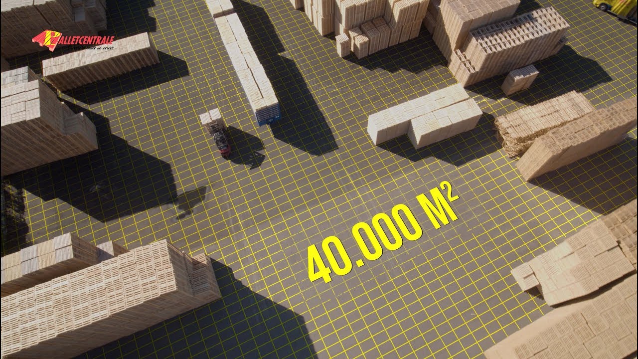 Bedrijfsvideo met drone opnames - Palletcentrale