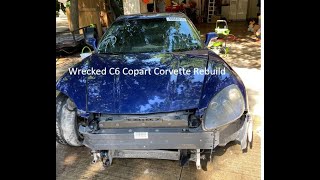 C6 Copart Corvette Rebuild Overview (Part 1)