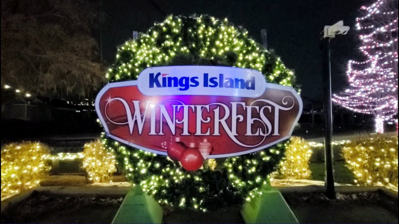 Kings Island Winterfest 2025 walk through
