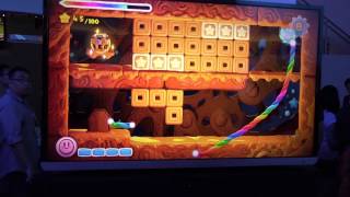 Kirby and the Rainbow Curse Gameplay at E3 2014