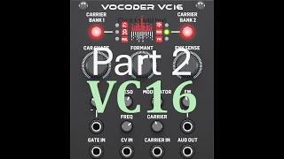 VC16 Vocoder Part 2 by Behringer - YouTube