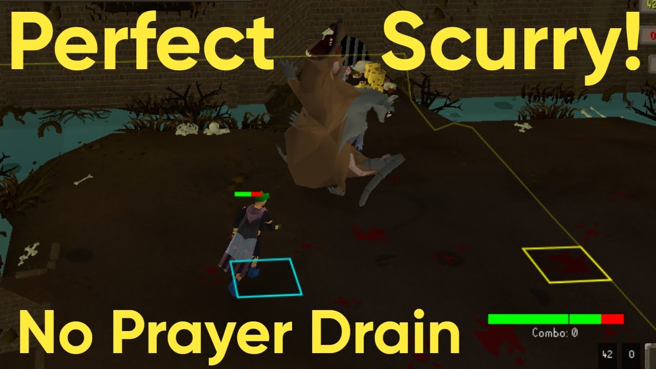OSRS Loser completes PERFECT Scurry with NO prayer drain!