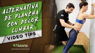 🎥 Alternativa de plancha con dolor lumbar  - Roots videotips ✅.