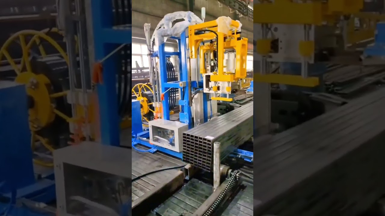 Automatic Square Tube Strapping Machine | Secure Bundling for Heavy Steel Profiles
