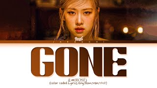 ROSÉ 'Gone' Lyrics (로제 Gone 가사) (Color Coded Lyrics) Resimi