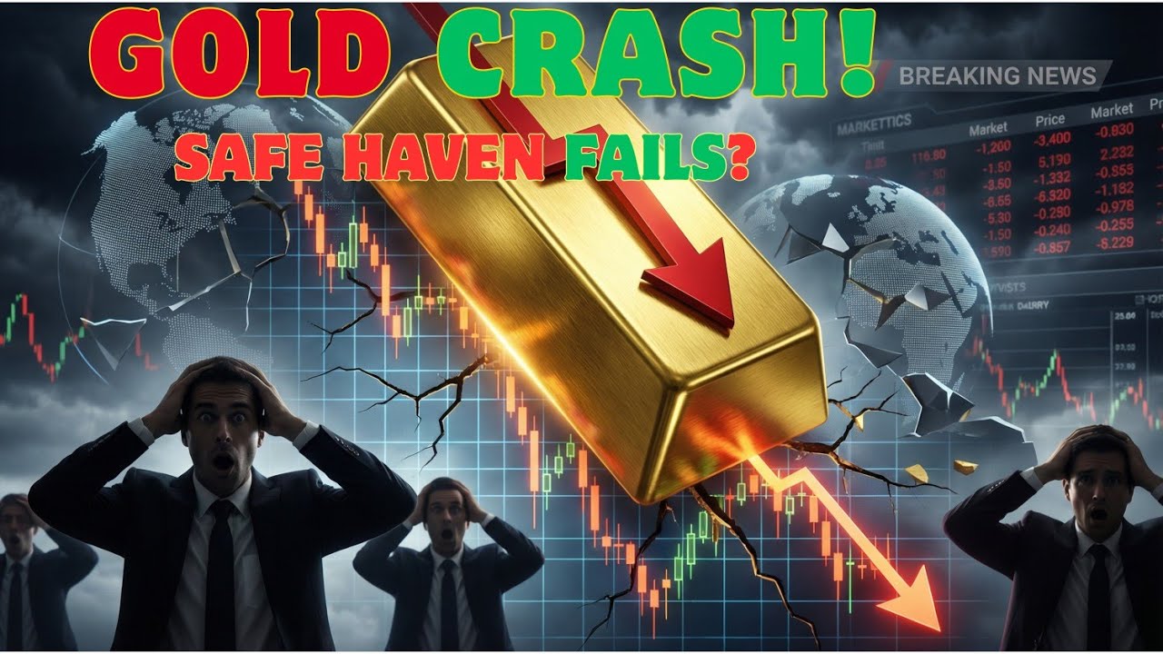 Gold Crashes Below $5,000 — Trump’s Fed Move Shakes Markets