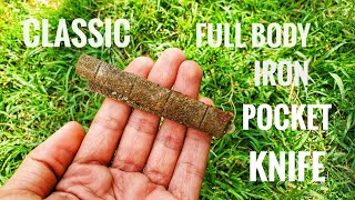 Restoration of a Classic Iron Pocket Knife | 15 MIN RESTORATION