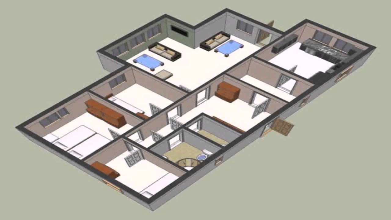 Google Sketchup Floor Plan Youtube (see description) YouTube