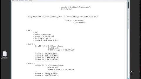 iSCSI and DHCP with Microsoft Failover Clustering Windows 2012r2 step by step-اموزش شبکه-mcsa-