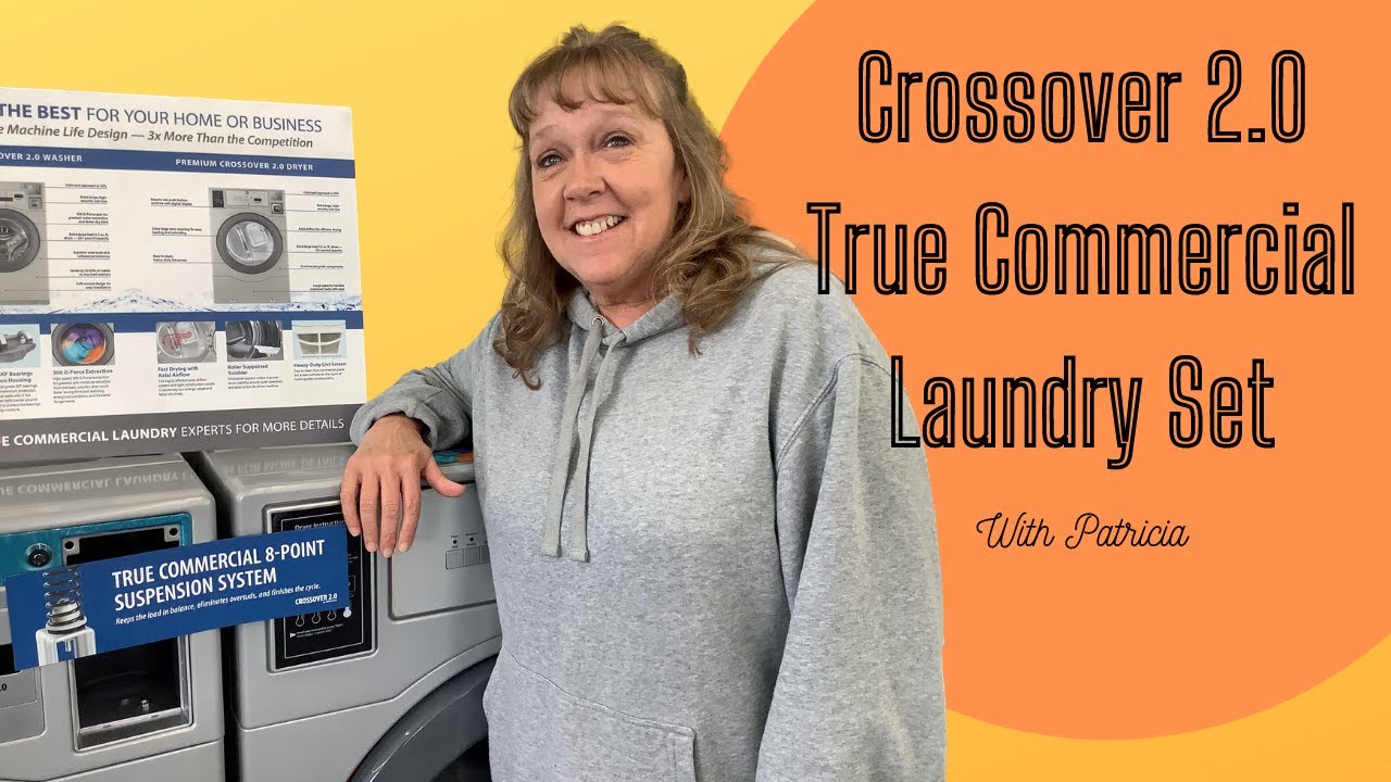 True Commercial Quality Washer and Dryer Set- Crossover 2.0