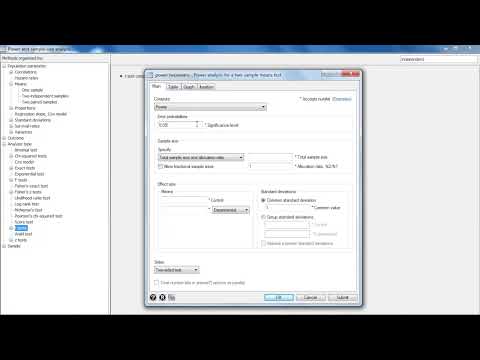Tour of power and sample sizes in Stata®