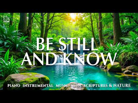 BE STILL AND KNOW: Soothing Worship Piano & Powerful Bible Verses With Beautiful Nature 4K