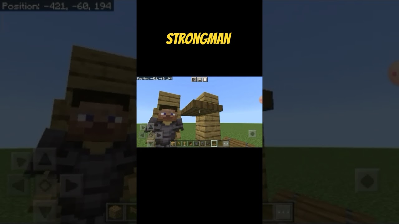 How to Make a Strongman in Minecraft 