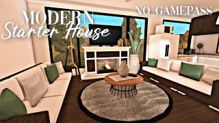 Roblox Bloxburg - No Gamepass Starter Modern House - Minami Oroi Roblox Bloxburg - No Gamepass Starter Modern House - Minami Oroi
