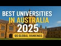 🎓 Top 10 Universities in Australia 2025 | QS World University Rankings.  #StudyInAustralia