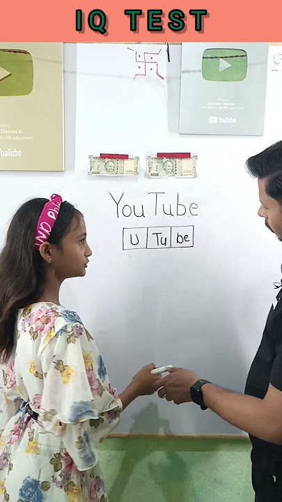 Write YouTube in 3 box| YouTube को 3 box में लिखो| #mindgame #challenge #iqtest #iq #shorts #youtube