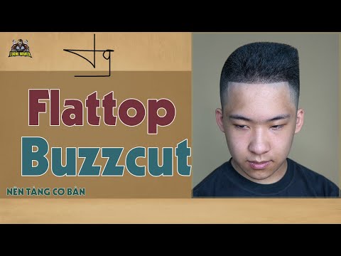 Hướng Dẫn Cắt Flatop và Buzzcut Lính Thủy Đánh Bộ TƯỜNG BARBER