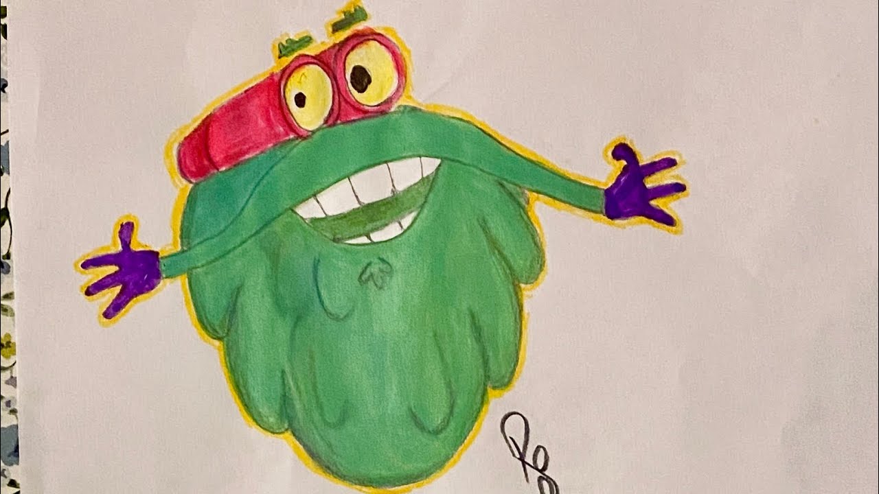 How to Draw Dr. Binocs | Watch Me Drawing Satisfying Cartoon Art