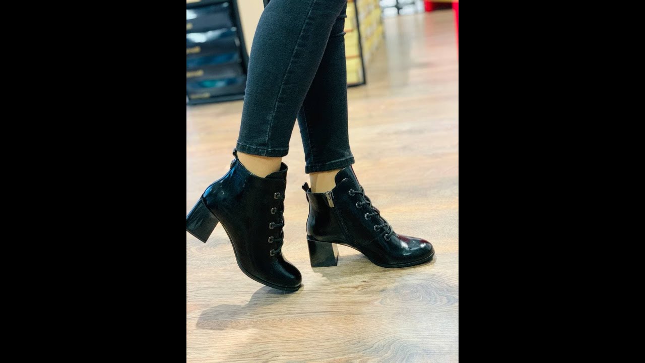 Обзор Ботинки Stepter 7504 черный лак