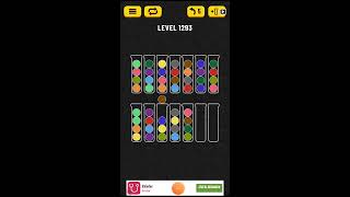 Ball sort puzzle level 1293