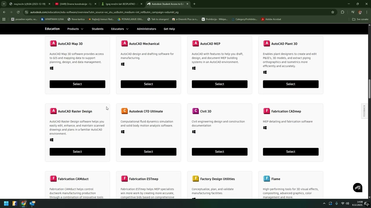 Autodesk robot installation TVZ