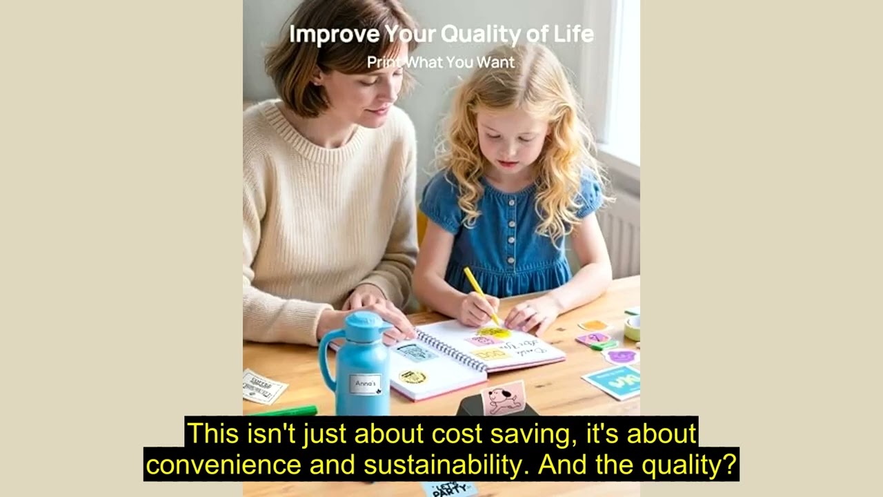 ETIKEZ PM260 Label Maker – Inkless, Portable Bluetooth Printer for Home & Office Organization