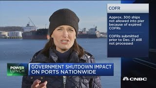 Government shutdown impacts ports nationwide