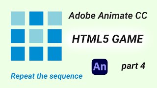 Adobe Animate CC - HTML5 - Memory Game - Part 4