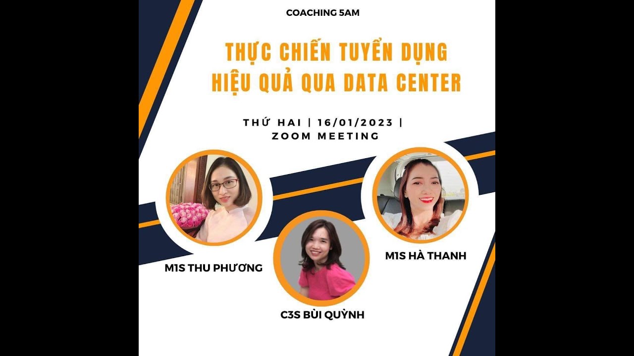 THỰC CHIẾN TUYỂN DỤNG HIỆU QUẢ QUA DATA CENTER - youtube