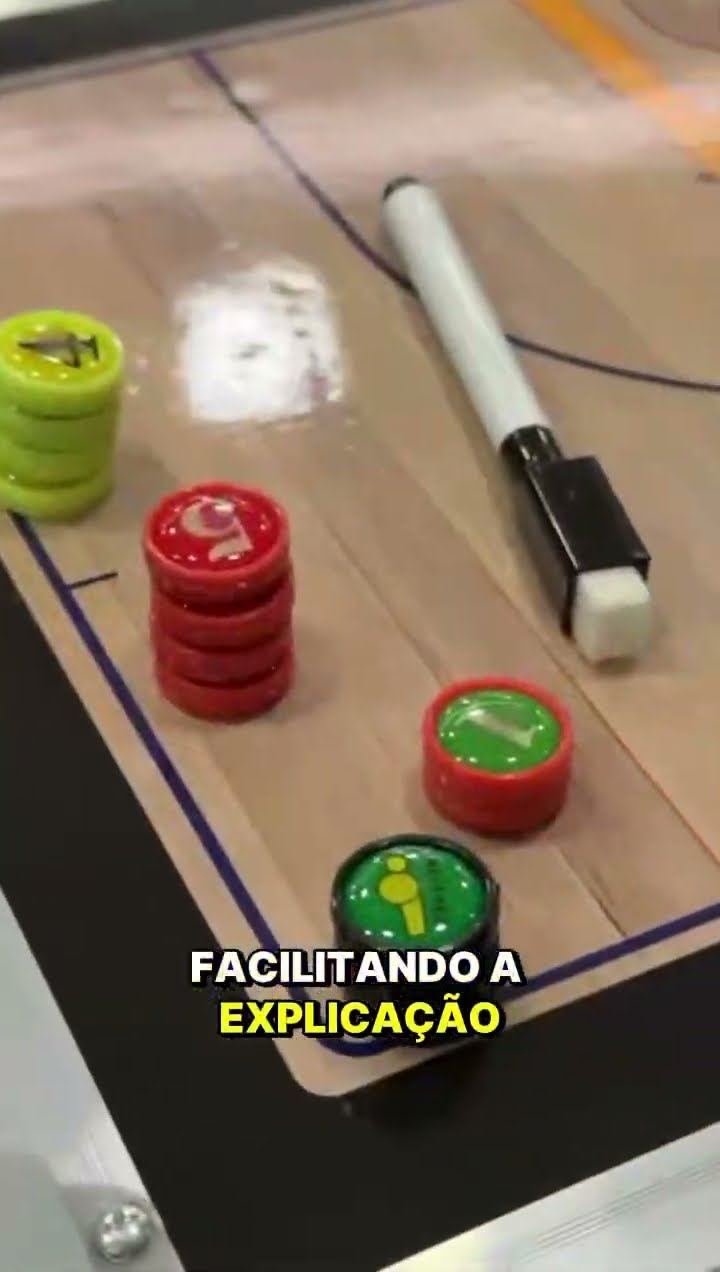 Vídeo 1 — Quadro Tático de Basquete Magnético Velden