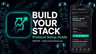 Build Your Peptide Protocol in Minutes | Protocol App Setup Guide screenshot 2