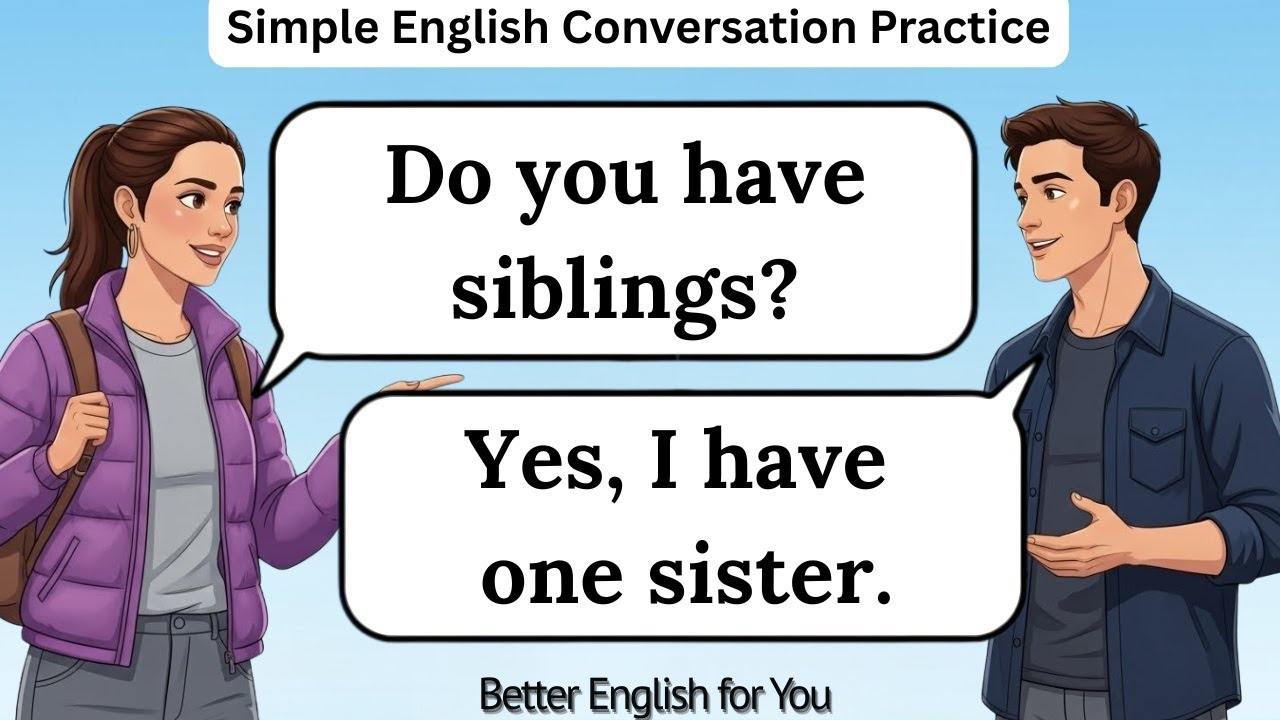 Simple English Conversation Practice | Listening and Speaking for Beginners | Learn English Fast