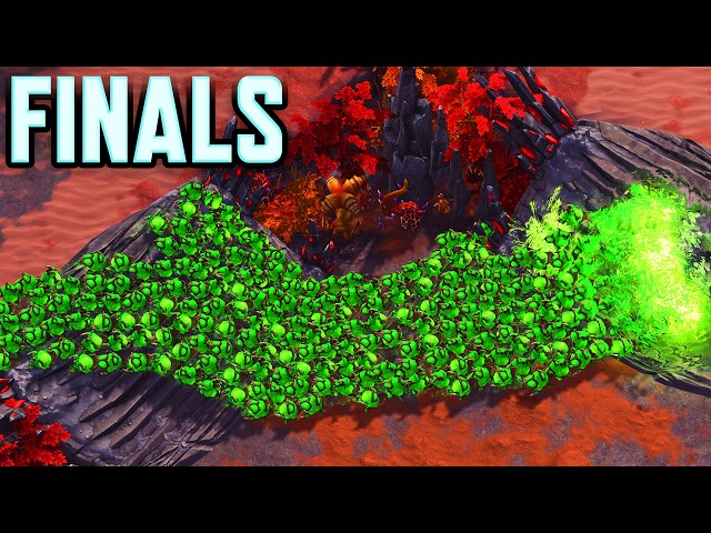 MASSIVE Baneling Attacks! StarCraft 2 - YouTube