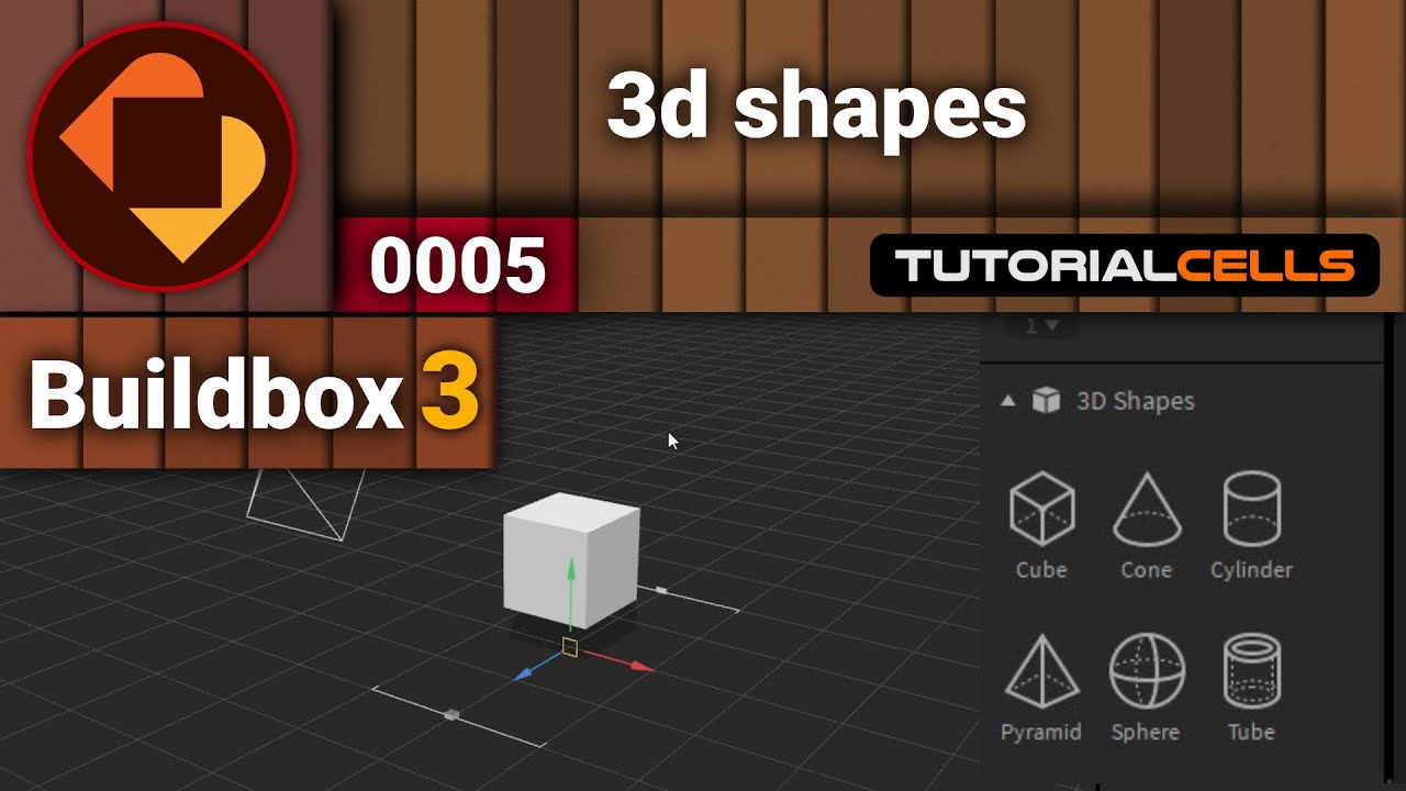 0005. 3d shapes in buildbox 3