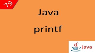 Java Course Lesson 79 printf