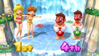 【マリオパーティ10】 すべての4人対戦ミニゲーム  ピーチ VS デイジー VS マリオ VS ルイージ 4K UHD