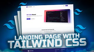 Landing page with Tailwind CSS #6 - Footer