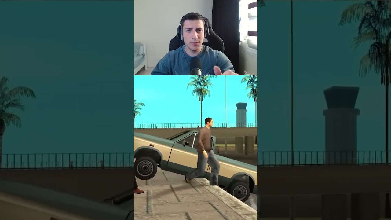 GTA OYUNLARINDA MERDİVENLERİ ARABAYLA ÇIKABİLİR MİYİZ!? #shorts