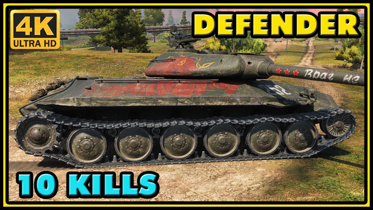 Object 252U Defender - 10 Kills - 8K Damage - World of Tanks Gameplay
