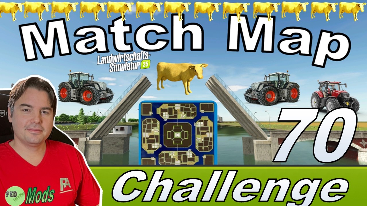 LS25 Match Map Challenge #70 Der Norden ist weit vorne #ls25 #fs25 #farmingSimulator25