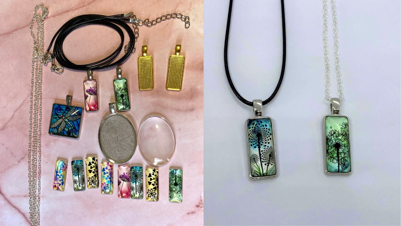 Cabochon Necklaces. Making Jewellery. Beginner Jewellery. Handmade Jewellery. Craft Supplies.