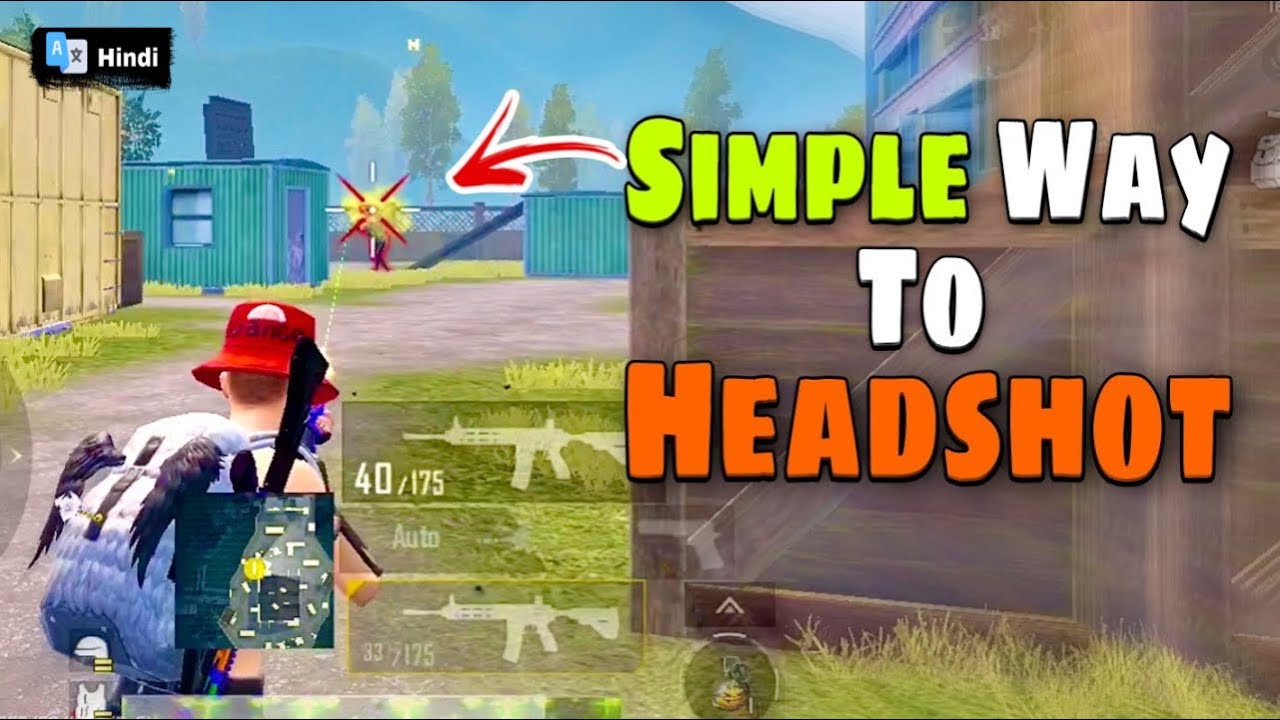 Simple Way To Headshot ⚡ In Hindi Tips And Tricks (Pubg Mobile) guide