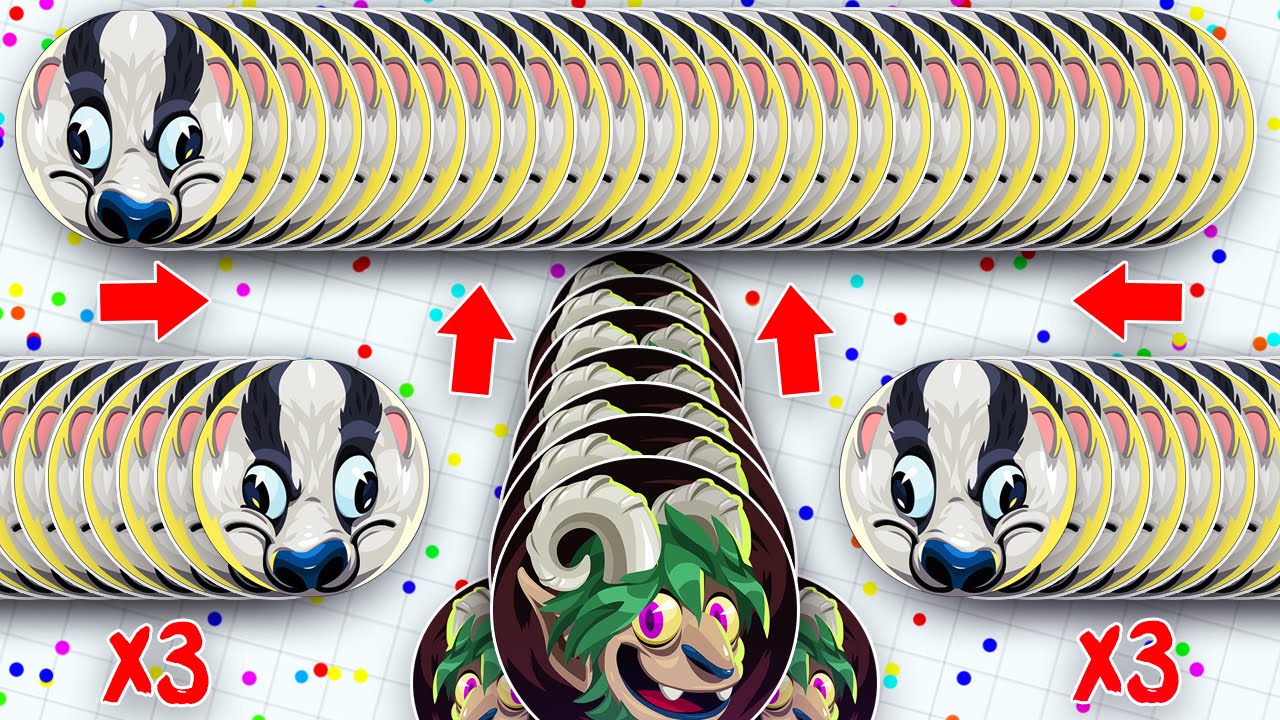 BIGGEST "3x1" VERTICAL LINESPLIT IN AGAR.IO! BEST UNCUT GAMEPLAY! (Agar.io)