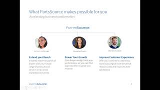 PartsSource Special Preview for Suppliers Webinar